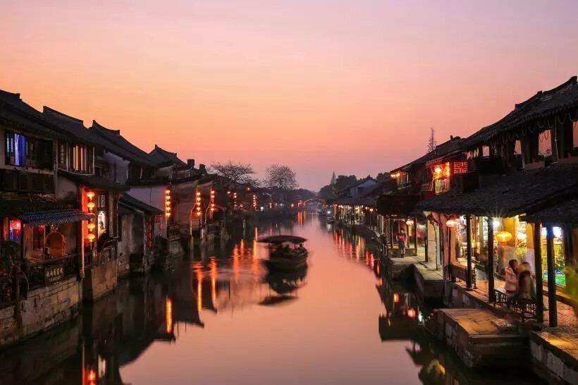 浙江嘉興西塘古鎮風景!